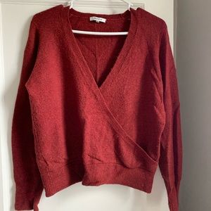 Madewell wrap sweater